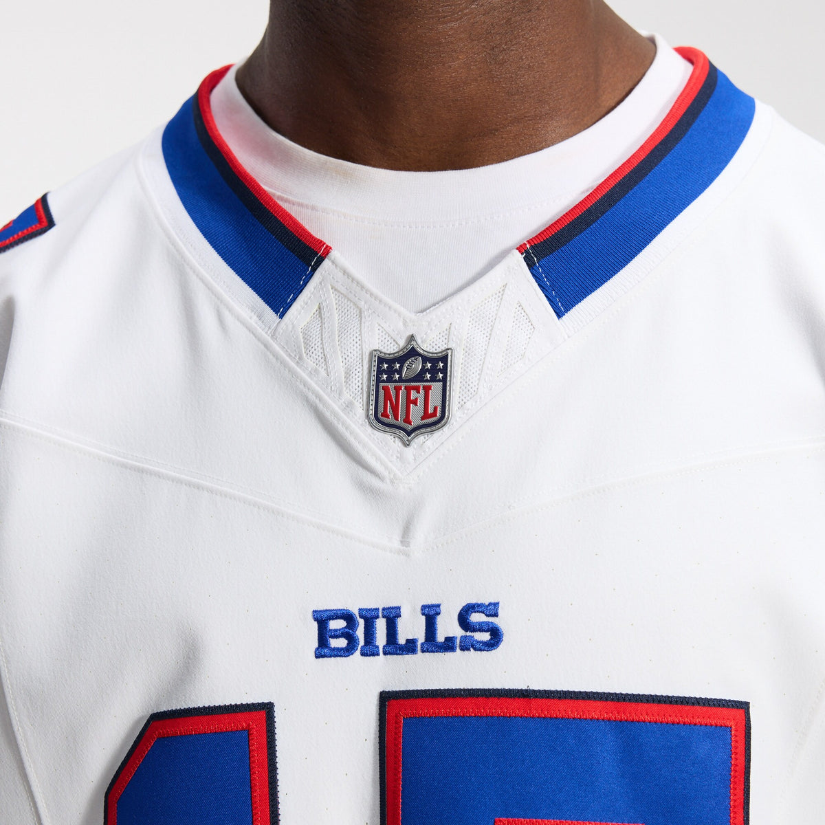 Men's Buffalo Bills Josh Allen Nike White Vapor F.U.S.E. Elite Jersey