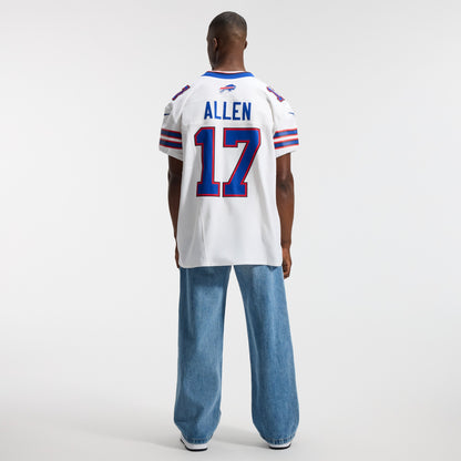 Men's Buffalo Bills Josh Allen Nike White Vapor F.U.S.E. Elite Jersey