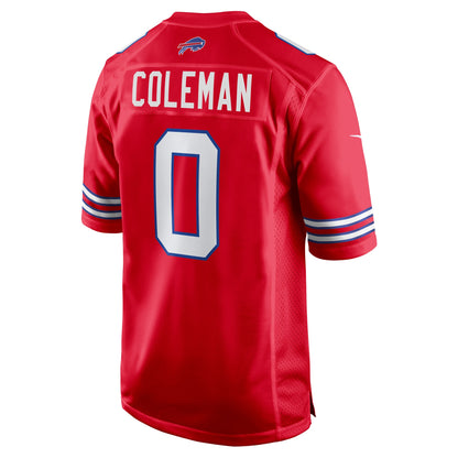 Men's Buffalo Bills Keon Coleman Nike Red Alternate Game Jersey