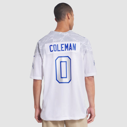 Men's Buffalo Bills Keon Coleman Nike White 2025 Rivalries Collection Game Jersey