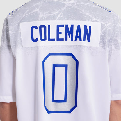 Men's Buffalo Bills Keon Coleman Nike White 2025 Rivalries Collection Game Jersey