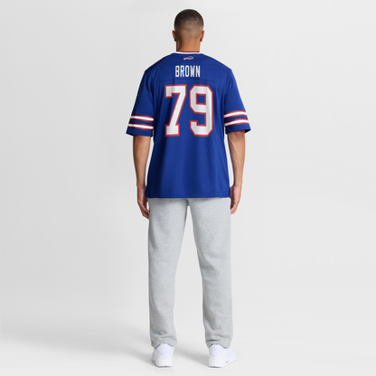 Men's Buffalo Bills Ruben Brown Nike Royal Game Retired Player Jersey