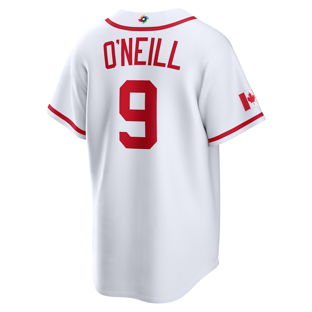 Men's Canada Baseball Tyler O&'Neill Nike White 2026 World Baseball Classic Home Stadium Jersey