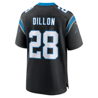 Men's Carolina Panthers AJ Dillon Nike Black Team Game Jersey