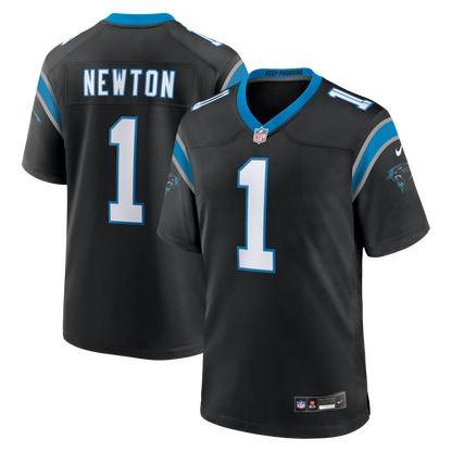 Men's Carolina Panthers Cam Newton Nike Black Team Retired Game Jersey