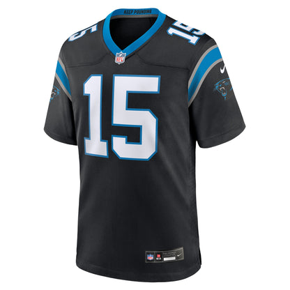Men's Carolina Panthers Jimmy Horn Jr Nike Black Team Game Jersey
