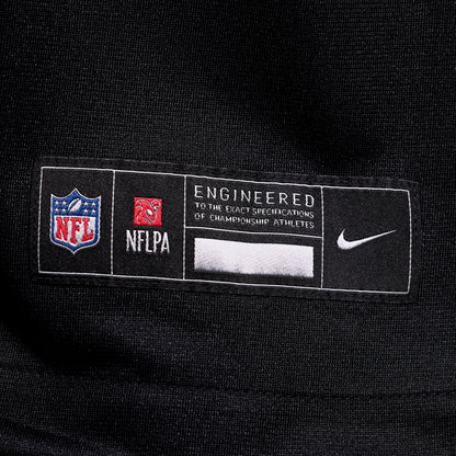 Men's Carolina Panthers Luke Fortner Nike Black Team Game Jersey