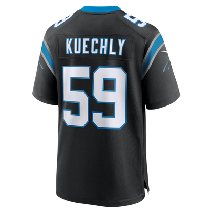 Men's Carolina Panthers Luke Kuechly Nike Black Team Game Jersey