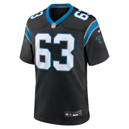 Men's Carolina Panthers Rasheed Walker Nike Black Team Game Jersey