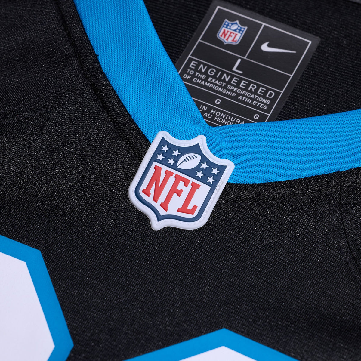 Men's Carolina Panthers Robert Hunt Nike Black Game Jersey
