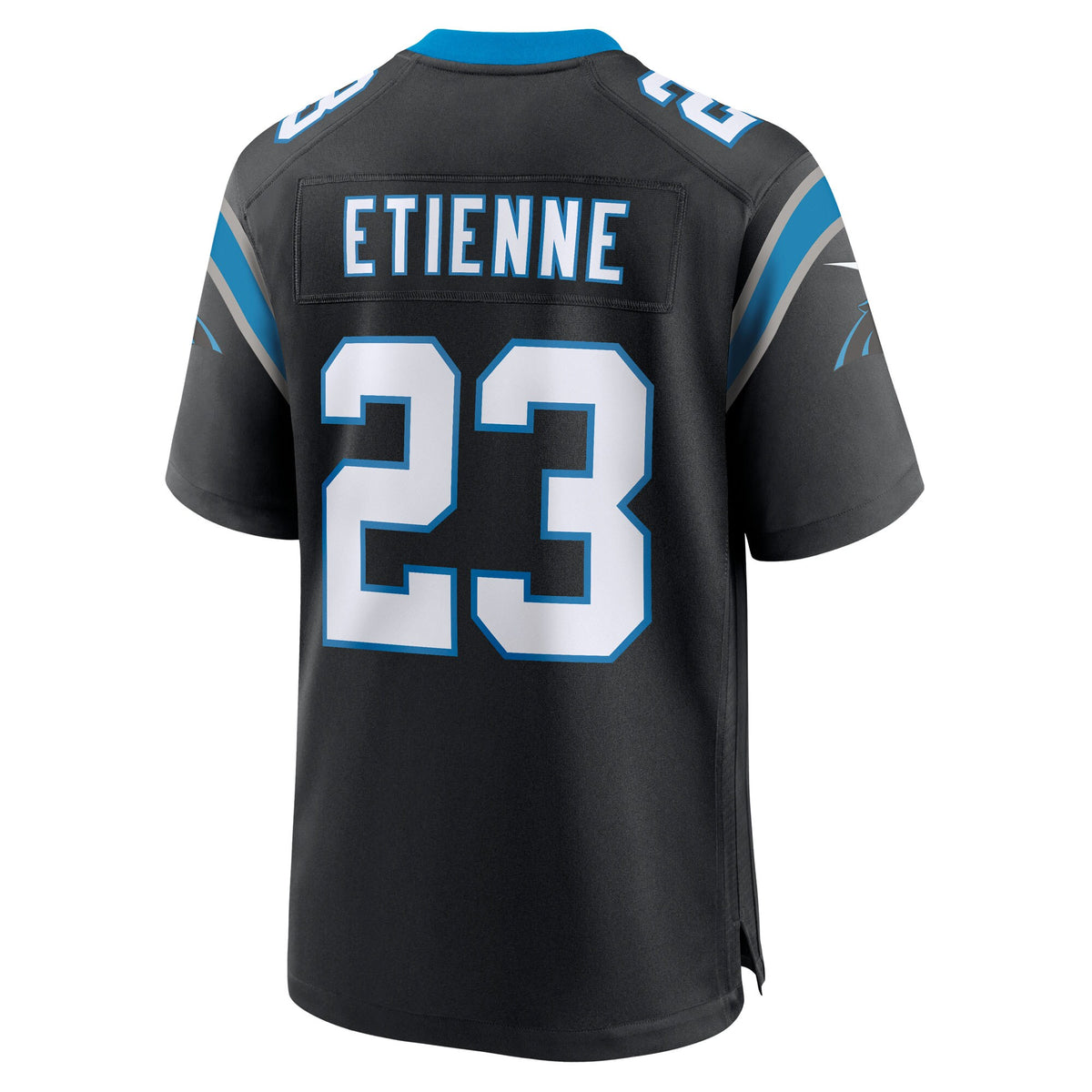 Men's Carolina Panthers Trevor Etienne Nike Black Team Game Jersey
