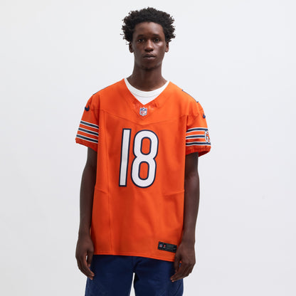 Men's Chicago Bears Caleb Williams Nike Orange Alternate Vapor F.U.S.E. Elite Jersey