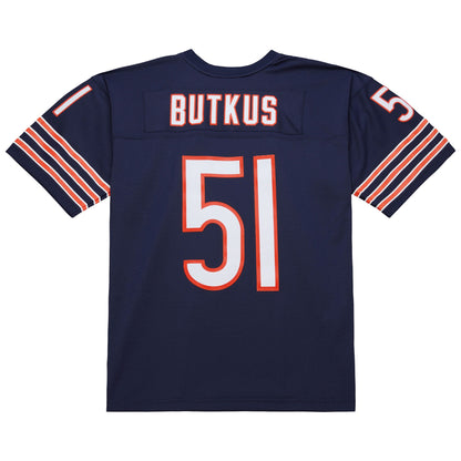 Men's Chicago Bears Dick Butkus Mitchell & Ness Navy Legacy Replica Jersey