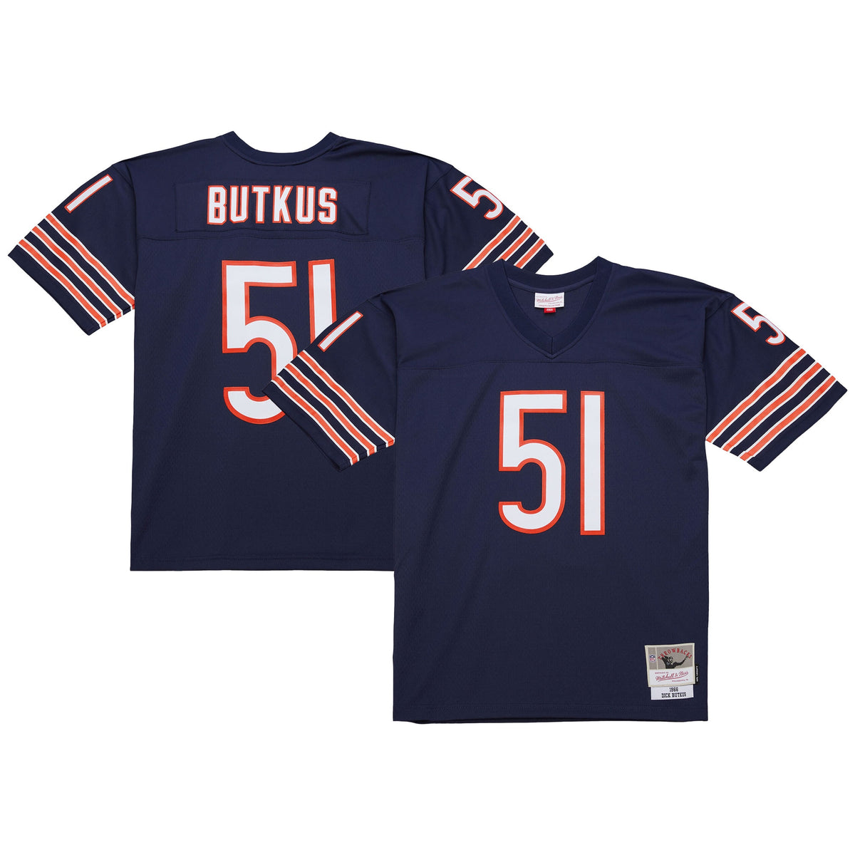 Men's Chicago Bears Dick Butkus Mitchell & Ness Navy Legacy Replica Jersey