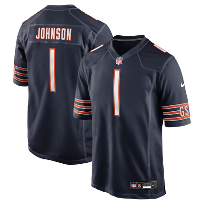 Men's Chicago Bears Jaylon Johnson Nike Navy Game Jersey