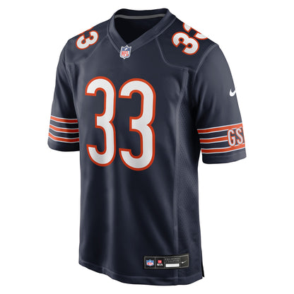Men's Chicago Bears Jaylon Jones Nike Navy Team Game Jersey