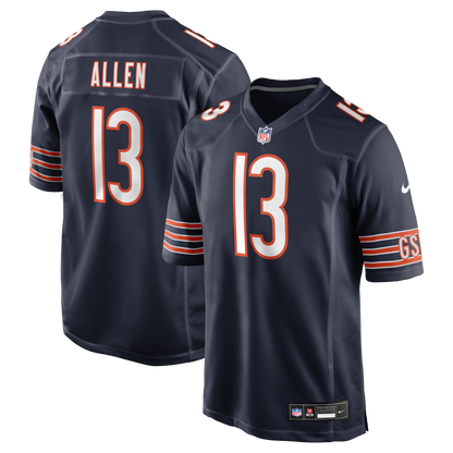 Men's Chicago Bears Keenan Allen Nike Navy Team Game Jersey