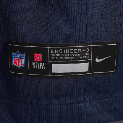 Men's Chicago Bears Luke Newman Nike Navy Team Game Jersey