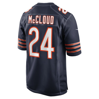 Men's Chicago Bears Nick McCloud Nike Navy Team Game Jersey