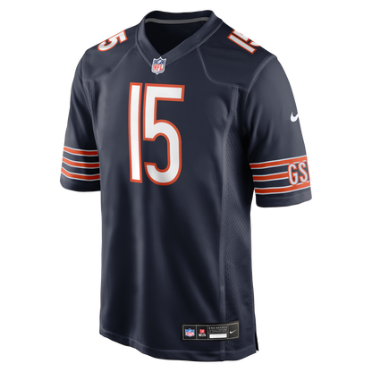 Men's Chicago Bears Rome Odunze Nike Navy Player Game Jersey