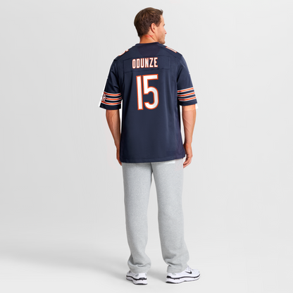 Men's Chicago Bears Rome Odunze Nike Navy Player Game Jersey