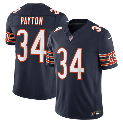 Men's Chicago Bears Walter Payton Nike Navy Vapor F.U.S.E. Stitched Retired Limited Jersey
