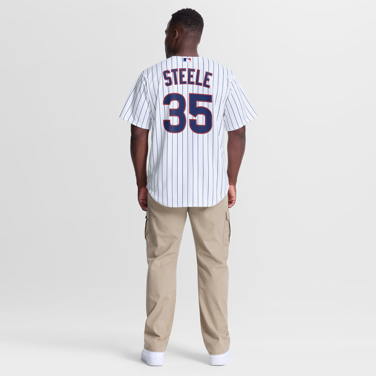 Men's Chicago Cubs Justin Steele Nike White Home Replica Jersey