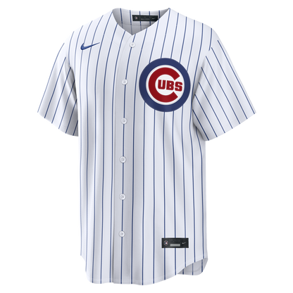 Men's Chicago Cubs Nico Hoerner Nike White Home Replica Jersey
