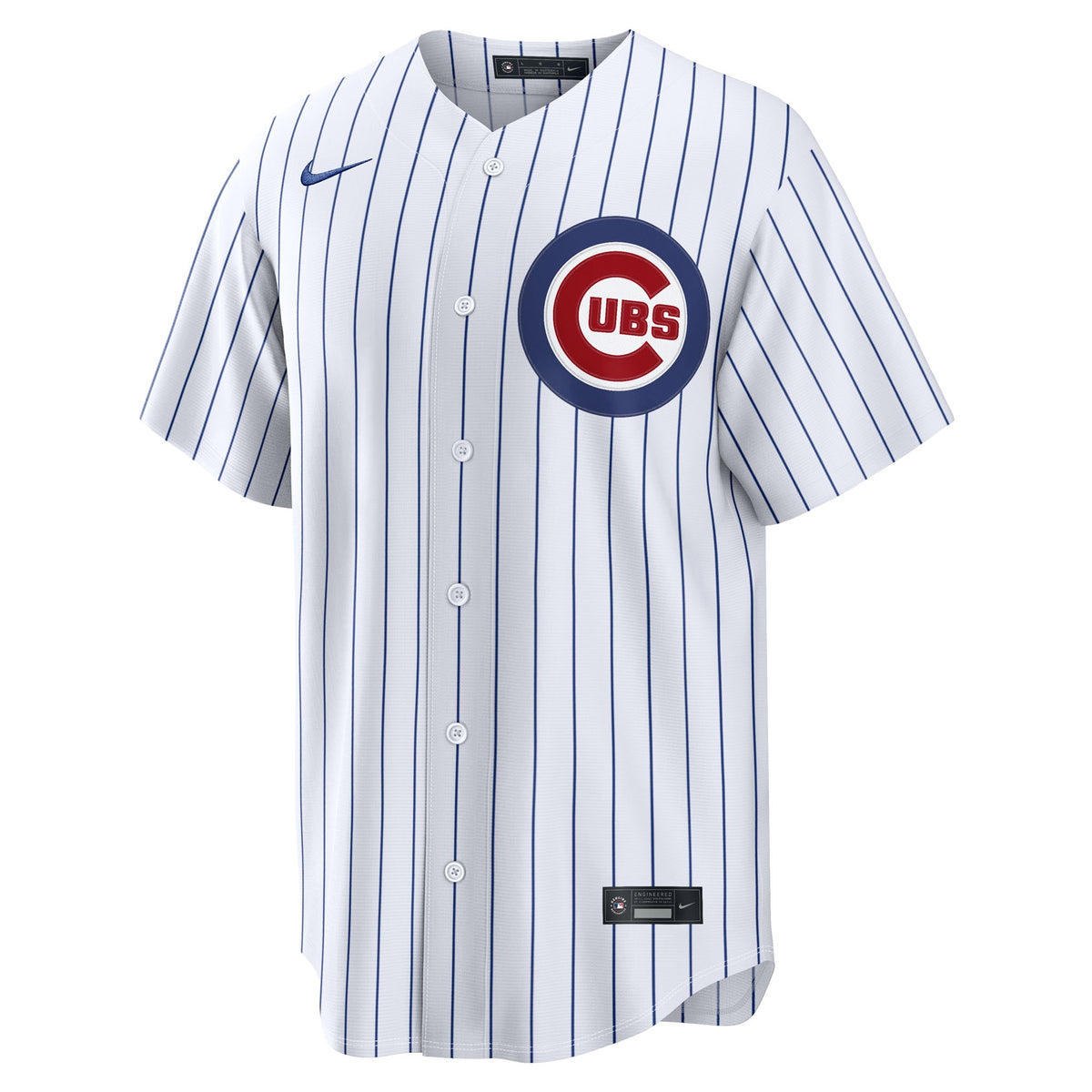 Men's Chicago Cubs Nike White Home Replica Custom Jersey