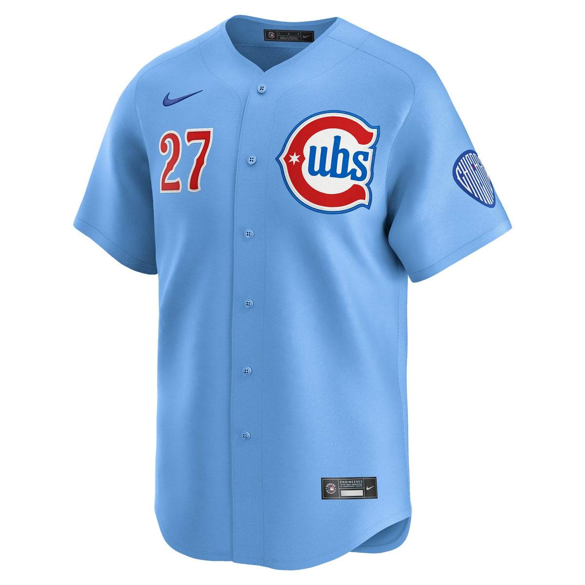 Men's Chicago Cubs Seiya Suzuki Nike Light Blue 2nd Alternate Limited Player Jersey