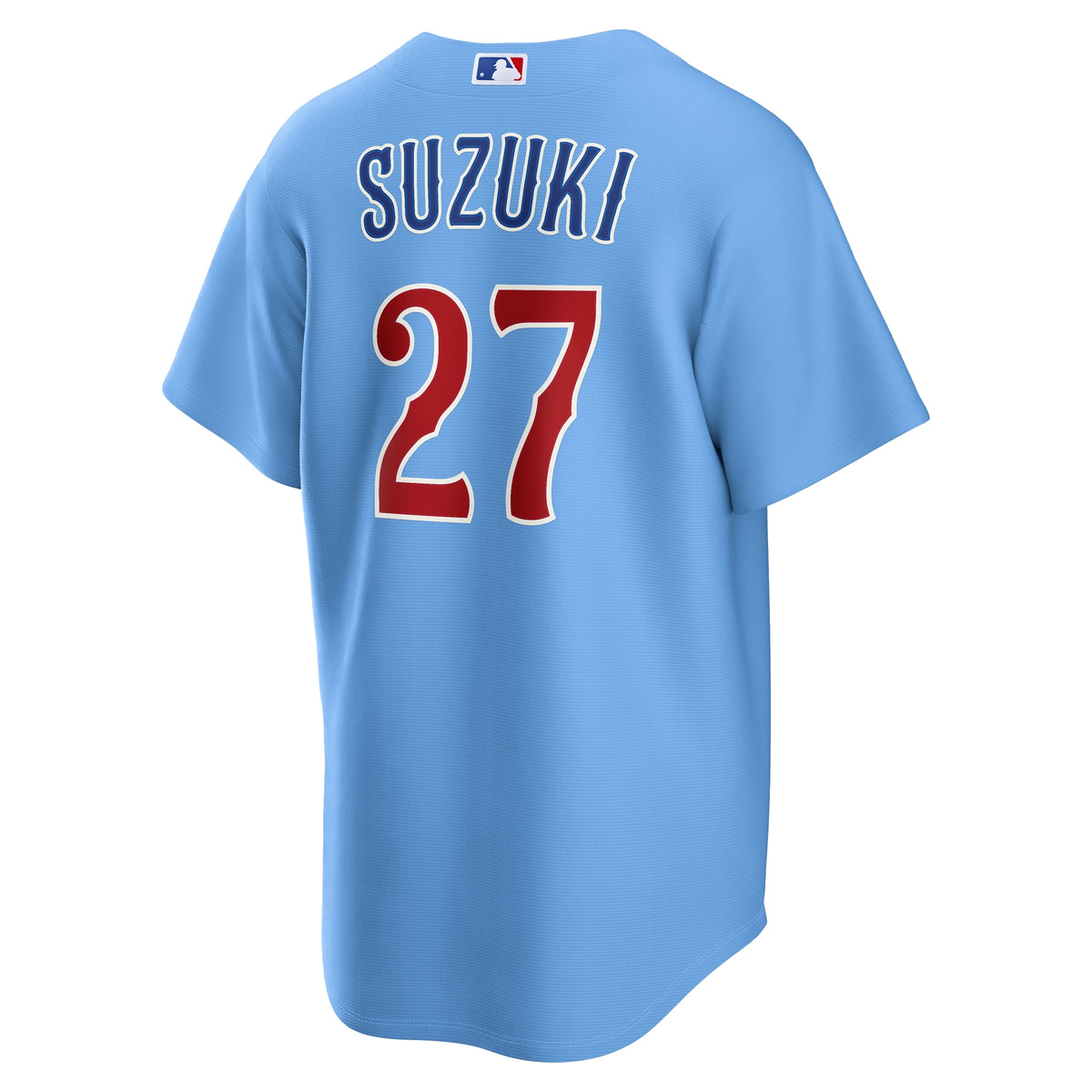 Men's Chicago Cubs Seiya Suzuki Nike Light Blue Alternate Replica Jersey