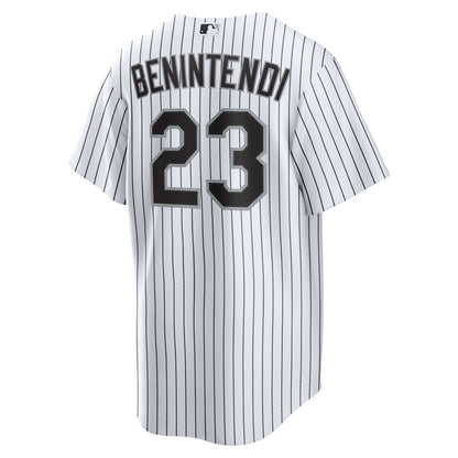 Men's Chicago White Sox Andrew Benintendi Nike White/Black Home Official Player Jersey