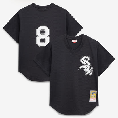 Men's Chicago White Sox Bo Jackson Mitchell & Ness Black Authentic Batting Practice Jersey