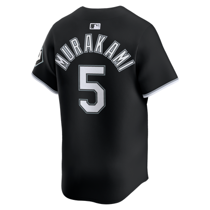 Men's Chicago White Sox Munetaka Murakami Nike Black Alternate Limited Jersey