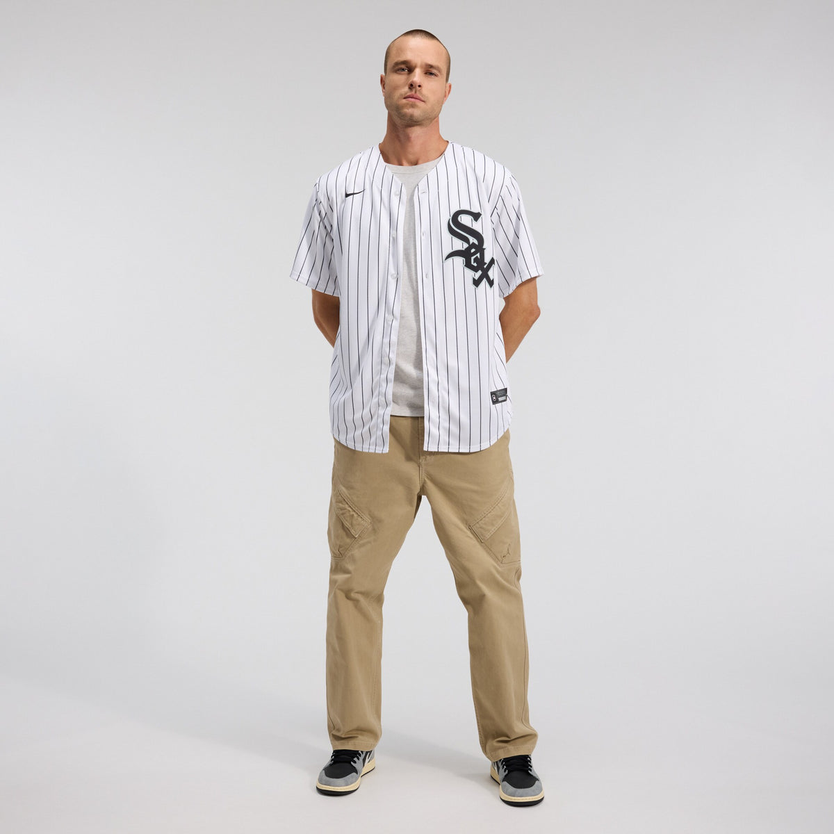 Men's Chicago White Sox Nike White Home Replica Team Jersey