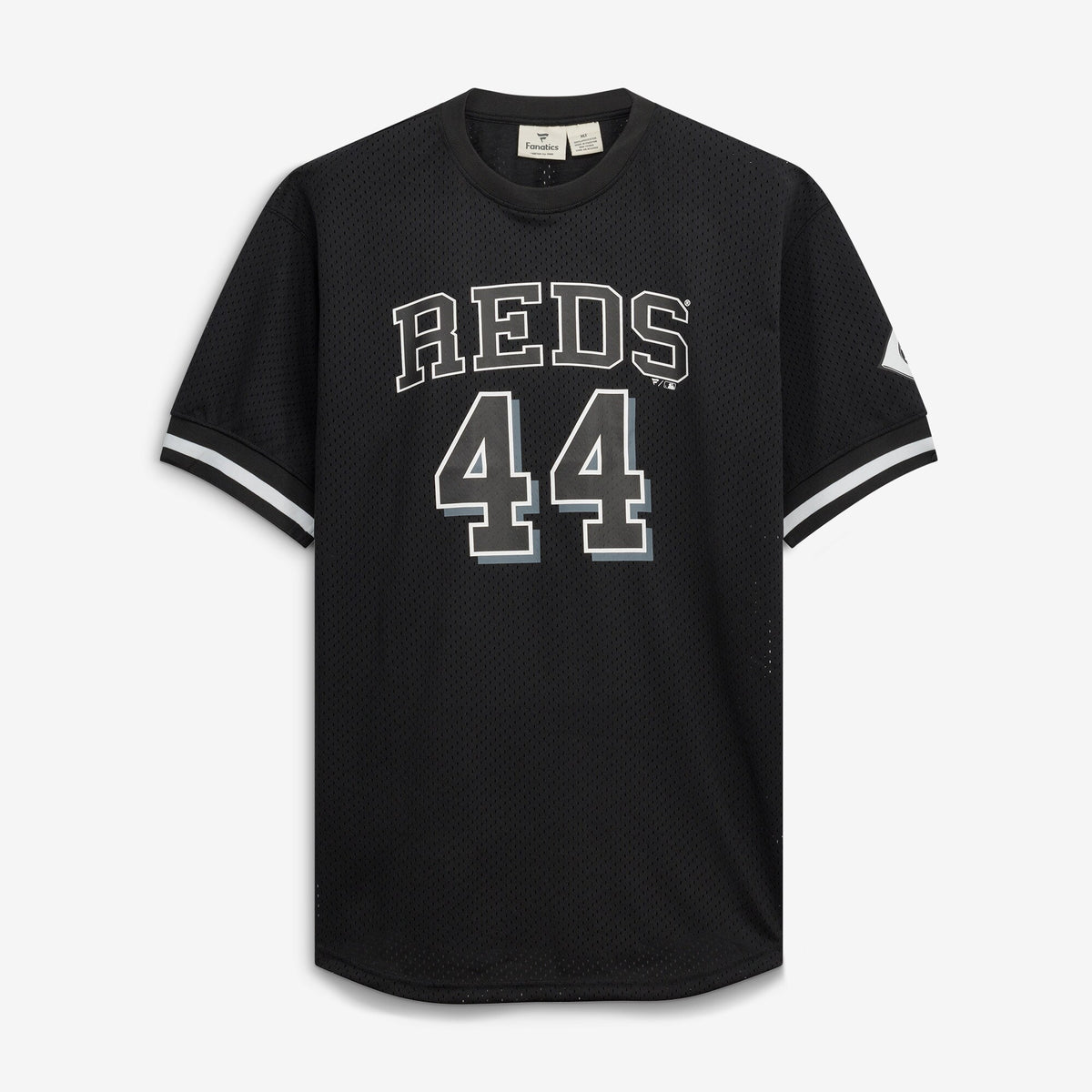 Men's Cincinnati Reds Elly De La Cruz Fanatics Black/White Big & Tall Heavyweight Mesh Jersey