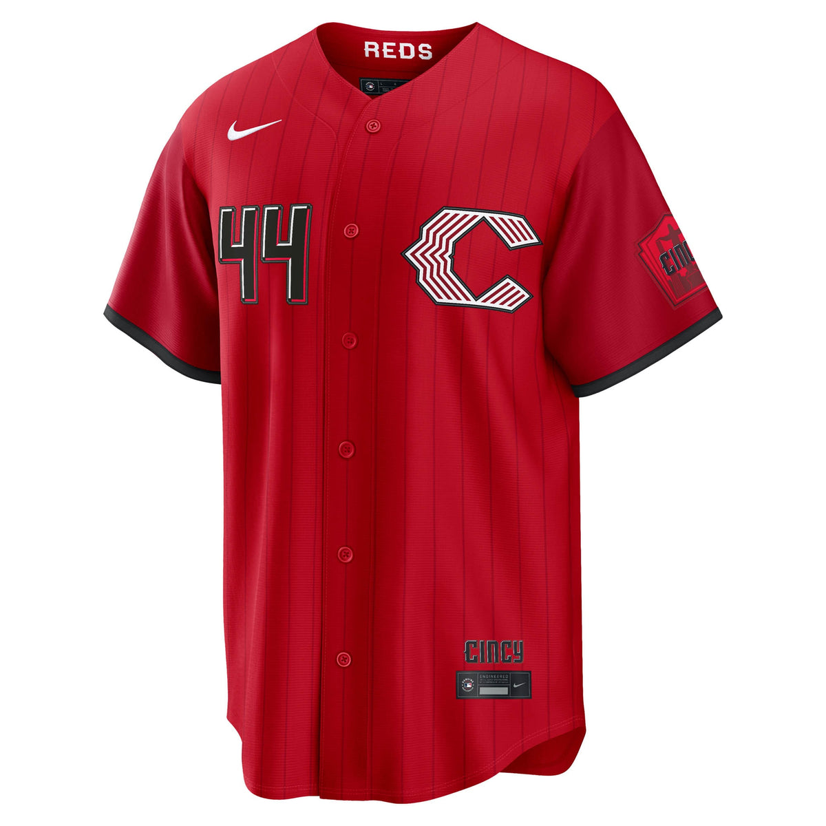 Men's Cincinnati Reds Elly De La Cruz Nike Red 2026 City Connect Stadium Jersey