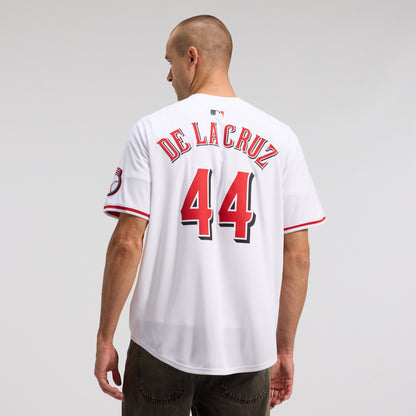Men's Cincinnati Reds Elly De La Cruz Nike White Alternate 2 Limited Player Jersey