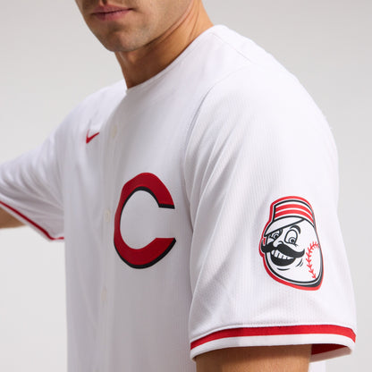 Men's Cincinnati Reds Elly De La Cruz Nike White Alternate 2 Limited Player Jersey