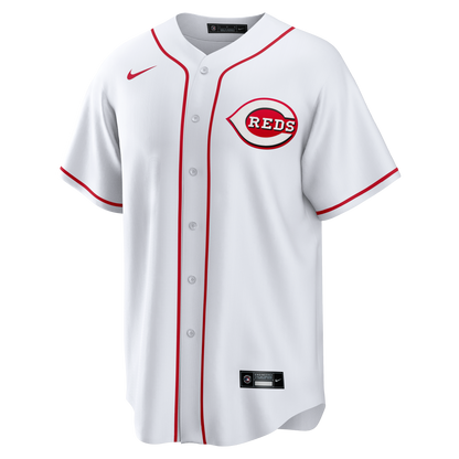 Men's Cincinnati Reds Eugenio Suí¡rez Nike White Home Replica Jersey