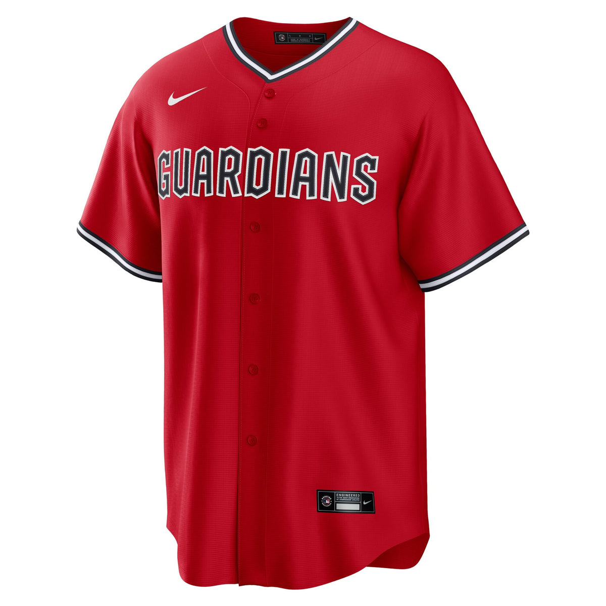 Men's Cleveland Guardians Nike Red Alternate 2 Replica Jersey