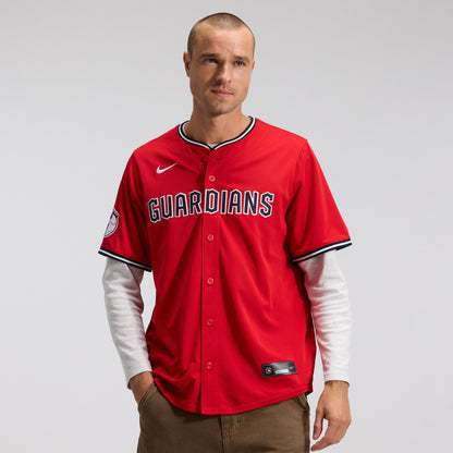Men's Cleveland Guardians Nike Red Alternate Limited Jersey