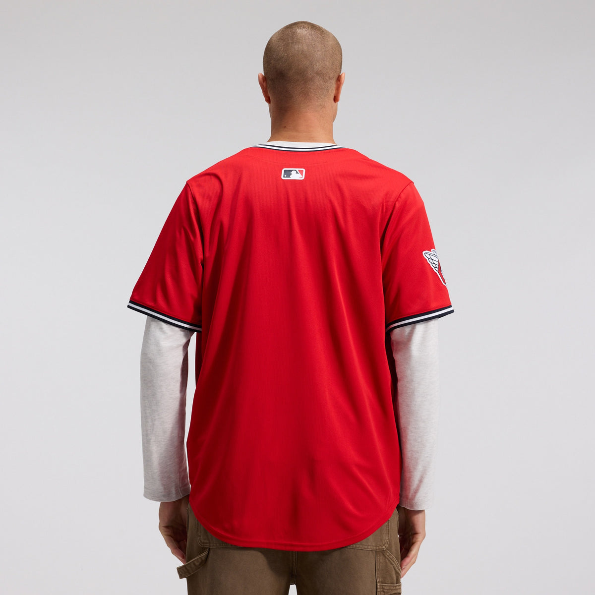 Men's Cleveland Guardians Nike Red Alternate Limited Jersey