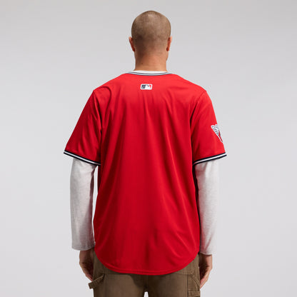 Men's Cleveland Guardians Nike Red Alternate Limited Jersey