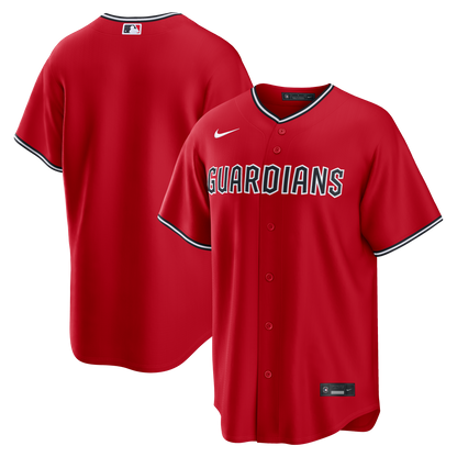 Men's Cleveland Guardians Nike Red Alternate Replica Jersey