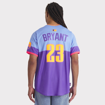 Men's Colorado Rockies Kris Bryant Nike Purple/Light Blue 2025 City Connect Limited Player Jersey