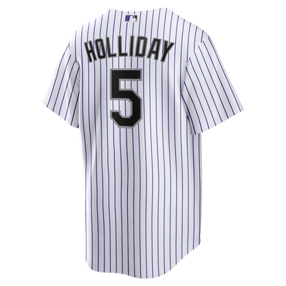 Men's Colorado Rockies Matt Holliday Nike White Home Retired Player Replica Jersey
