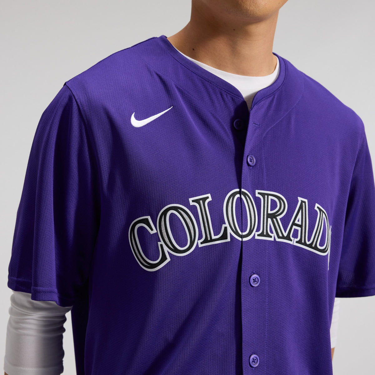 Men's Colorado Rockies Nike Purple Alternate Limited Jersey