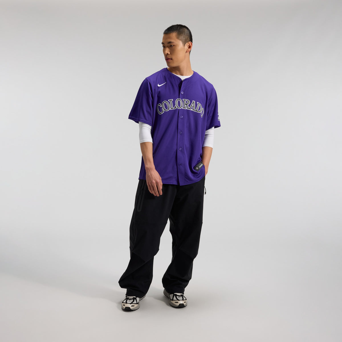Men's Colorado Rockies Nike Purple Alternate Limited Jersey