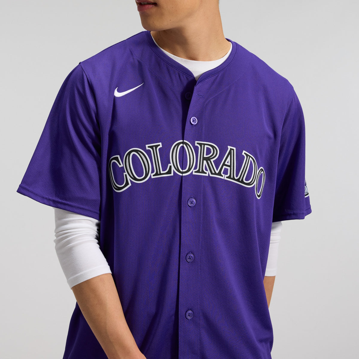 Men's Colorado Rockies Nike Purple Alternate Limited Jersey